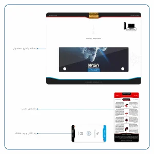 برچسب پوششی ماهوت مدل NASA-Astronaut مناسب برای تبلت سامسونگ Galaxy Tab S 10.5 2014 T805
