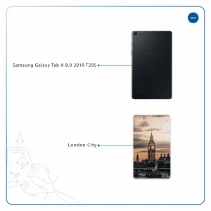 برچسب پوششی ماهوت مدل London City مناسب برای تبلت سامسونگ Galaxy Tab A 8.0 2019 T295