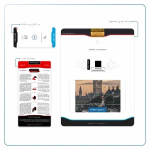 برچسب پوششی ماهوت مدل London City مناسب برای تبلت سامسونگ Galaxy Tab A 8.0 2019 T295