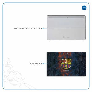 برچسب پوششی ماهوت مدل BARCELONA-2 مناسب برای تبلت مایکروسافت Surface 2 RT 2013