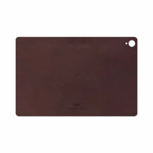 برچسب پوششی ماهوت مدل Matte-Dark-Brown-Leather مناسب برای تبلت هوآوی Mediapad M6 10.8 2019