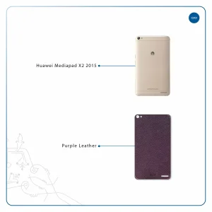 برچسب پوششی ماهوت مدل Purple-Leather مناسب برای تبلت هوآوی Mediapad X2 2015