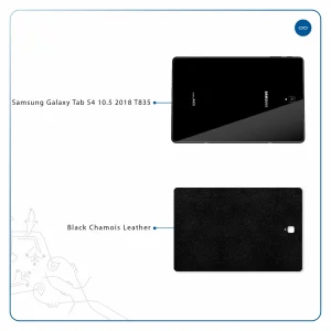 برچسب پوششی ماهوت مدل Black-Chamois-Leather مناسب برای تبلت سامسونگ Galaxy Tab S4 10.5 2018 T835
