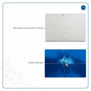 برچسب پوششی ماهوت مدل Scuba Diving مناسب برای تبلت مایکروسافت Surface Pro 3 2014