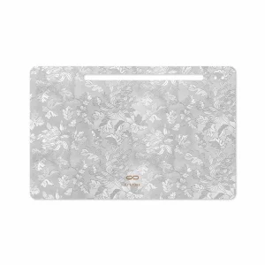 برچسب پوششی ماهوت مدل Silver-Wildflower مناسب برای تبلت سامسونگ Galaxy Tab S6 2019 SM-T860
