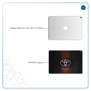 برچسب پوششی ماهوت مدل TOYOTA-Logo مناسب برای تبلت اپل iPad Pro 10.5 2017 A1709