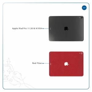 برچسب پوششی ماهوت مدل Red-Fiber مناسب برای تبلت اپل iPad Pro 11 2018 A1934