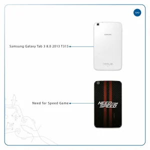 برچسب پوششی ماهوت مدل Need-for-Speed-Game مناسب برای تبلت سامسونگ Galaxy Tab 3 8.0 2013 T315