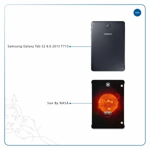برچسب پوششی ماهوت مدل Sun-By-NASA مناسب برای تبلت سامسونگ Galaxy Tab S2 8.0 2015 T715