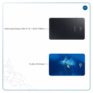 برچسب پوششی ماهوت مدل Scuba Diving مناسب برای تبلت سامسونگ Galaxy Tab A 10.1 2016 T580