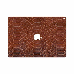 برچسب پوششی ماهوت مدل Brown-Snake-Leather مناسب برای تبلت اپل iPad Air 2 2014 A1566