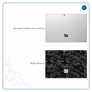 برچسب پوششی ماهوت مدل Night-Army مناسب برای تبلت مایکروسافت Surface Pro 4 2015
