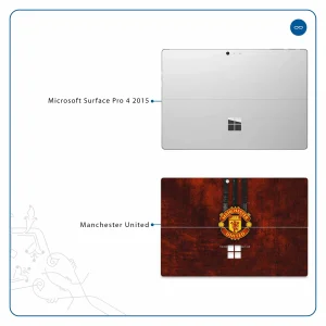 برچسب پوششی ماهوت مدل Manchester-United مناسب برای تبلت مایکروسافت Surface Pro 4 2015