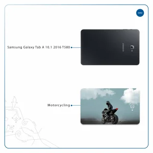 برچسب پوششی ماهوت مدل Motorcycling مناسب برای تبلت سامسونگ Galaxy Tab A 10.1 2016 T580