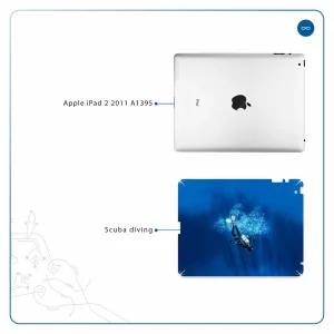 برچسب پوششی ماهوت مدل Scuba Diving مناسب برای تبلت اپل iPad 2 2011 A1395