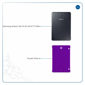 برچسب پوششی ماهوت مدل Purple-Fiber مناسب برای تبلت سامسونگ Galaxy Tab S2 8.0 2016 T719N