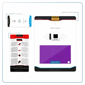 برچسب پوششی ماهوت مدل Purple-Fiber مناسب برای تبلت سامسونگ Galaxy Tab S2 8.0 2016 T719N