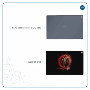 برچسب پوششی ماهوت مدل God-Of-War-Game مناسب برای تبلت سونی Xperia Tablet Z LTE 2013