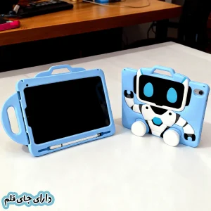 کاور قاب گارد لطفی مدل TABROBOT مناسب برای تبلت سامسونگ Galaxy Tab A9 Plus به همراه بند آویز