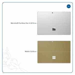 برچسب پوششی ماهوت مدل Matte-Gold مناسب برای تبلت مایکروسافت Surface Pro 4 2015