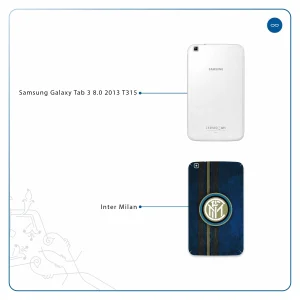 برچسب پوششی ماهوت مدل Inter-Milan مناسب برای تبلت سامسونگ Galaxy Tab 3 8.0 2013 T315