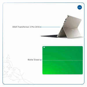 برچسب پوششی ماهوت مدل Matte-Green مناسب برای تبلت ایسوس Transformer 3 Pro 2016