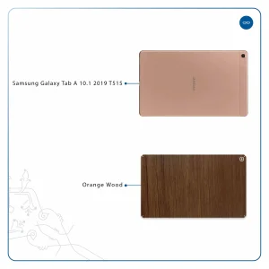 برچسب پوششی ماهوت مدل Orange-Wood مناسب برای تبلت سامسونگ Galaxy Tab A 10.1 2019 T515