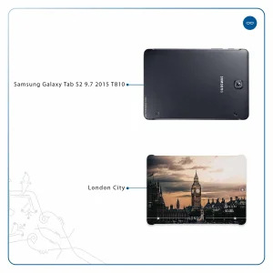 برچسب پوششی ماهوت مدل London City مناسب برای تبلت سامسونگ Galaxy Tab S2 9.7 2015 T810