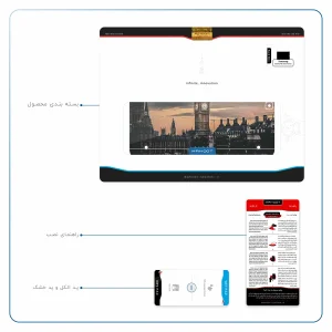 برچسب پوششی ماهوت مدل London City مناسب برای تبلت سامسونگ Galaxy Tab S2 9.7 2015 T810