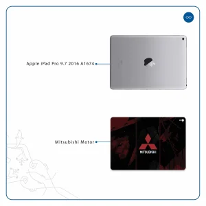 برچسب پوششی ماهوت مدل Mitsubishi Motor مناسب برای تبلت اپل iPad Pro 9.7 2016 A1674