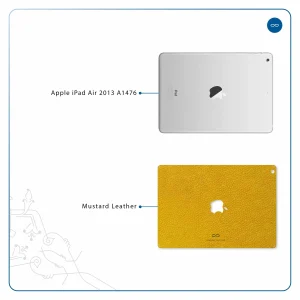 برچسب پوششی ماهوت مدل Mustard-Leather مناسب برای تبلت اپل iPad Air 2013 A1476