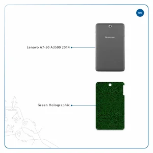 برچسب پوششی ماهوت مدل Green-Holographic مناسب برای تبلت لنوو A7-50 A3500 2014