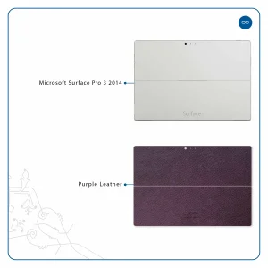 برچسب پوششی ماهوت مدل Purple-Leather مناسب برای تبلت مایکروسافت Surface Pro 3 2014