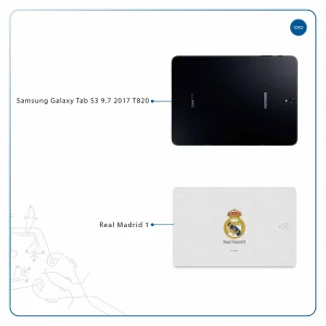 برچسب پوششی ماهوت مدل Real-Madrid مناسب برای تبلت سامسونگ Galaxy Tab S3 9.7 2017 T820