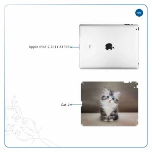 برچسب پوششی ماهوت مدل Cat-2 مناسب برای تبلت اپل iPad 2 2011 A1395