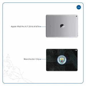 برچسب پوششی ماهوت مدل Manchester-City مناسب برای تبلت اپل iPad Pro 9.7 2016 A1674
