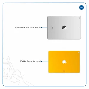 برچسب پوششی ماهوت مدل Matte-Deep-Mustard مناسب برای تبلت اپل iPad Air 2013 A1476