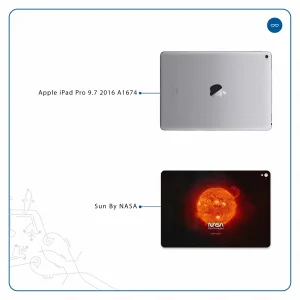 برچسب پوششی ماهوت مدل Sun-By-NASA مناسب برای تبلت اپل iPad Pro 9.7 2016 A1674