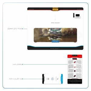 برچسب پوششی ماهوت مدل Rally مناسب برای تبلت سامسونگ Galaxy Tab E 9.6 2015 T561