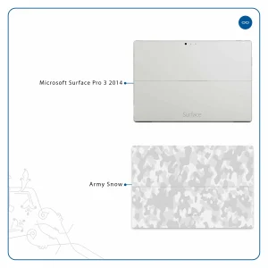 برچسب پوششی ماهوت مدل Army-Snow مناسب برای تبلت مایکروسافت Surface Pro 3 2014