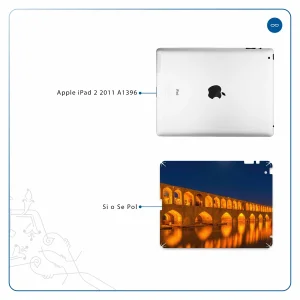 برچسب پوششی ماهوت مدل Si-O-Se-Pol مناسب برای تبلت اپل iPad 2 2011 A1396