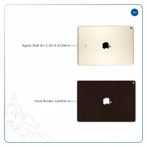 برچسب پوششی ماهوت مدل Dark-Brown-Leather مناسب برای تبلت اپل iPad Air 2 2014 A1566