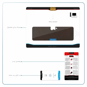 برچسب پوششی ماهوت مدل Dark-Brown-Leather مناسب برای تبلت اپل iPad Air 2 2014 A1566