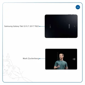 برچسب پوششی ماهوت مدل Mark Zuckerberg مناسب برای تبلت سامسونگ Galaxy Tab S3 9.7 2017 T825