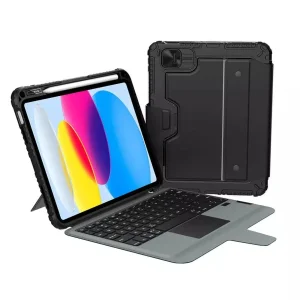 کیف کیبورددار نیلکین مدل Bumper Combo Backlit Keyboard مناسب برای تبلت اپل Apple iPad 2022 10th Generation-10.9 inch، Apple iPad 11th Generation 2025 (A16)-11 Inch