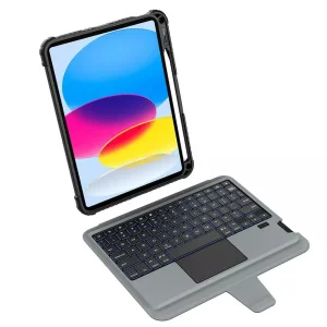 کیف کیبورددار نیلکین مدل Bumper Combo Backlit Keyboard مناسب برای تبلت اپل Apple iPad 2022 10th Generation-10.9 inch، Apple iPad 11th Generation 2025 (A16)-11 Inch