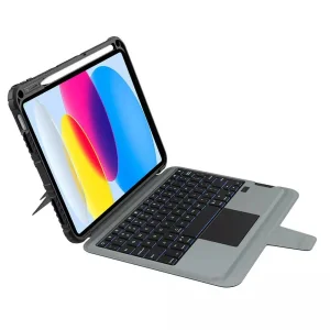 کیف کیبورددار نیلکین مدل Bumper Combo Backlit Keyboard مناسب برای تبلت اپل Apple iPad 2022 10th Generation-10.9 inch، Apple iPad 11th Generation 2025 (A16)-11 Inch