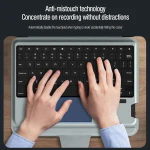 کیف کیبورددار نیلکین مدل Bumper Combo Backlit Keyboard مناسب برای تبلت اپل Apple iPad 2022 10th Generation-10.9 inch، Apple iPad 11th Generation 2025 (A16)-11 Inch