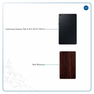 برچسب پوششی ماهوت مدل Red-Wood مناسب برای تبلت سامسونگ Galaxy Tab A 8.0 2019 T295