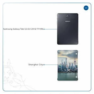 برچسب پوششی ماهوت مدل Shanghai City مناسب برای تبلت سامسونگ Galaxy Tab S2 8.0 2016 T719N